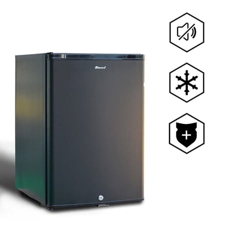Techomey Portable Mini Fridge 1.4 Cu ft 12V 110V Refrigerator RV and Cascadia Semi Truck