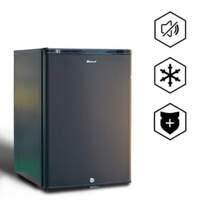 Techomey Portable Mini Fridge 1.4 Cu ft 12V 110V Refrigerator RV and Cascadia Semi Truck