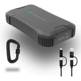 Techsmarter 30000mah Rugged, Waterproof Power Bank with Flashlight for ...