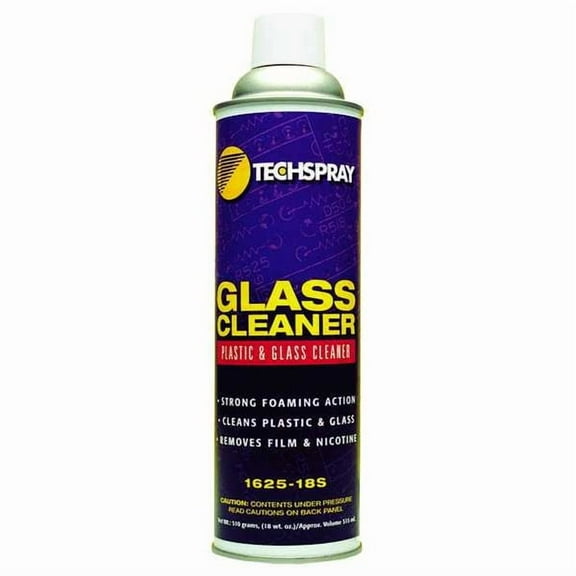 Techspray Glass Clnr,Aero Spray Can,20oz,Techspray 1625-18S