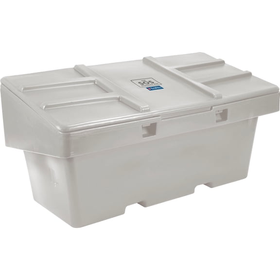 Techstar Plastics B2277462 36 cu. ft. Global Industrial Lockable Outdoor Storage Container - Gray - 72 x 36 x 36 in.