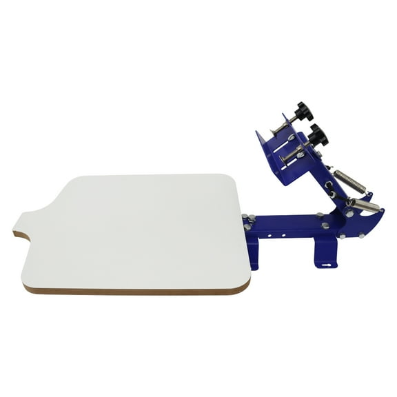 Techtongda 1 Color Screen Printing Press Kit Machine 1 Station Silk Screening Pressing DIY