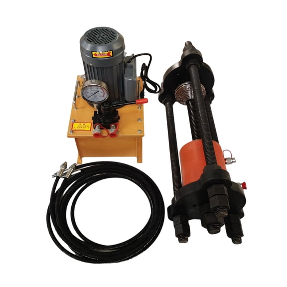 Techtongda 100T Crawler Pin Dismantling Machine Electric Chain Pinning Machine Excavator Maintenance Pressing Sleeve Pressing Chain Integrated Machine 220V