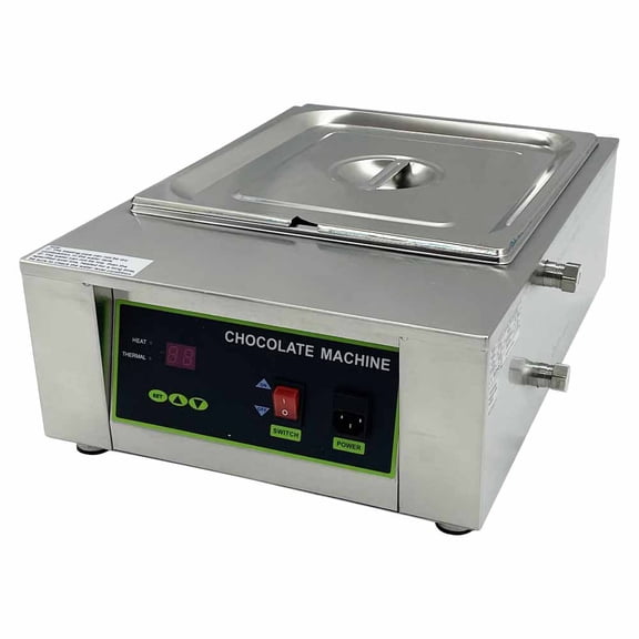 Techtongda 10L Commercial Electric Chocolate Machine Single Cylinder Chocolate Hot Melt Machine Warmer Boiler