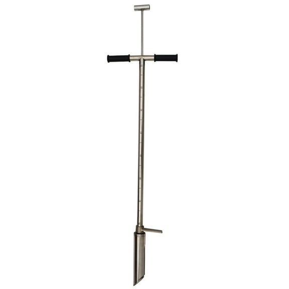 Techtongda 2" Soil Sampler Probe Geophone Lab Test Tool with Foot Peg Probing
