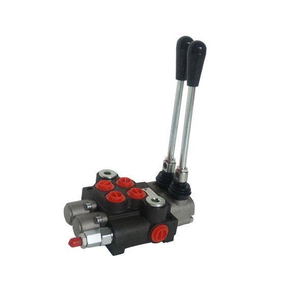 Techtongda 2 Spool Hydraulic Control Valve 2900 PSI Tractors Double Acting