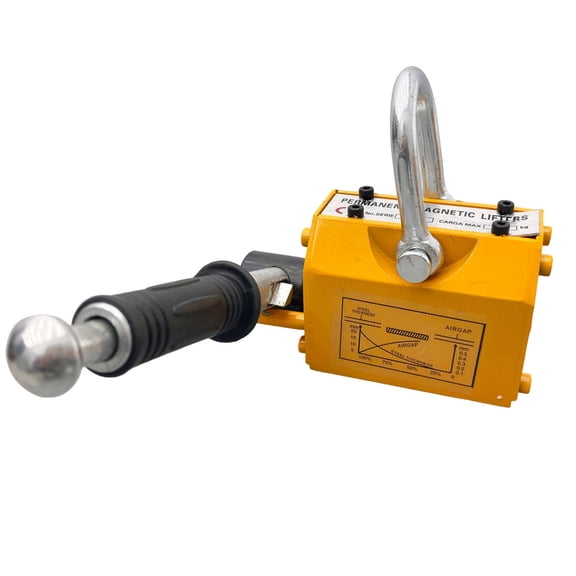 Techtongda 220lb/100KG Steel Magnetic Lifter Crane Hoist Lifting Magnet Permanent Magnet Jack