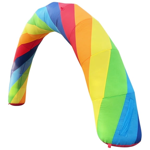 Techtongda 26ft Inflatable Rainbow Advertising Arch with Free 44yd Fixed Rope