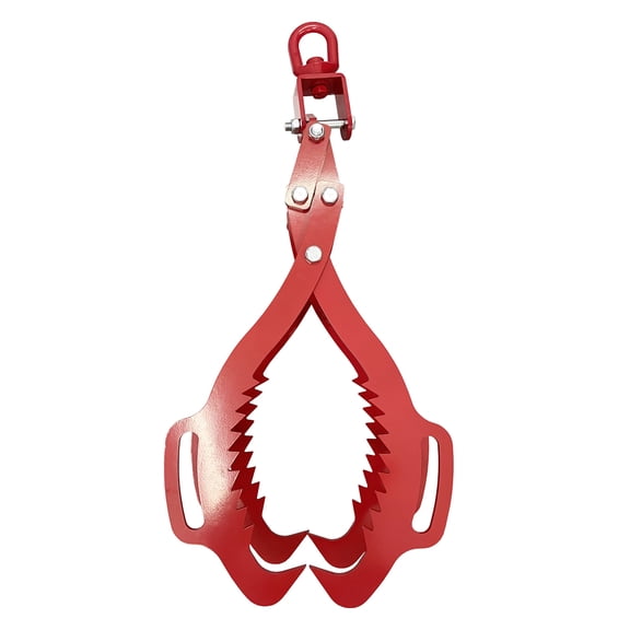 Techtongda 28" 4-claw Log Handling Clamps Non-slip Timber Lifting Pliers Wood Handling Clamp Timber lifting Tongs