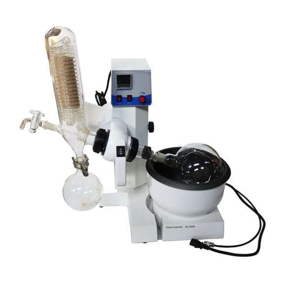 Techtongda 2L Auto Lifting Rotary Evaporator Lab Equipment Temperature Display RE-2000A