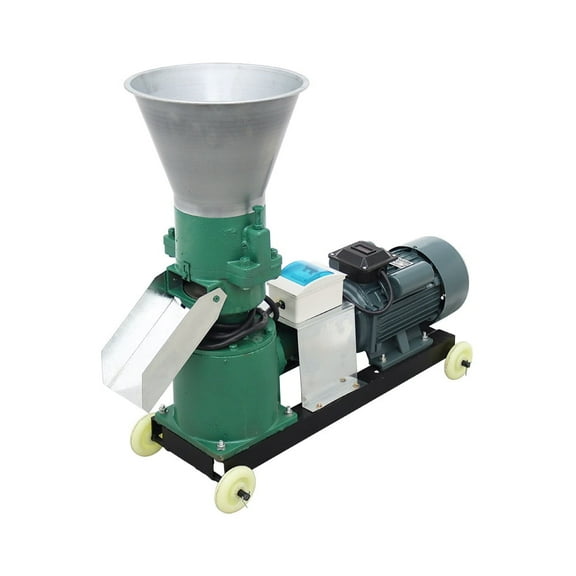 Techtongda 2MM Chicken Feed Pellet Mill Machine Farm Animal Poultry Feed Granulator 220V