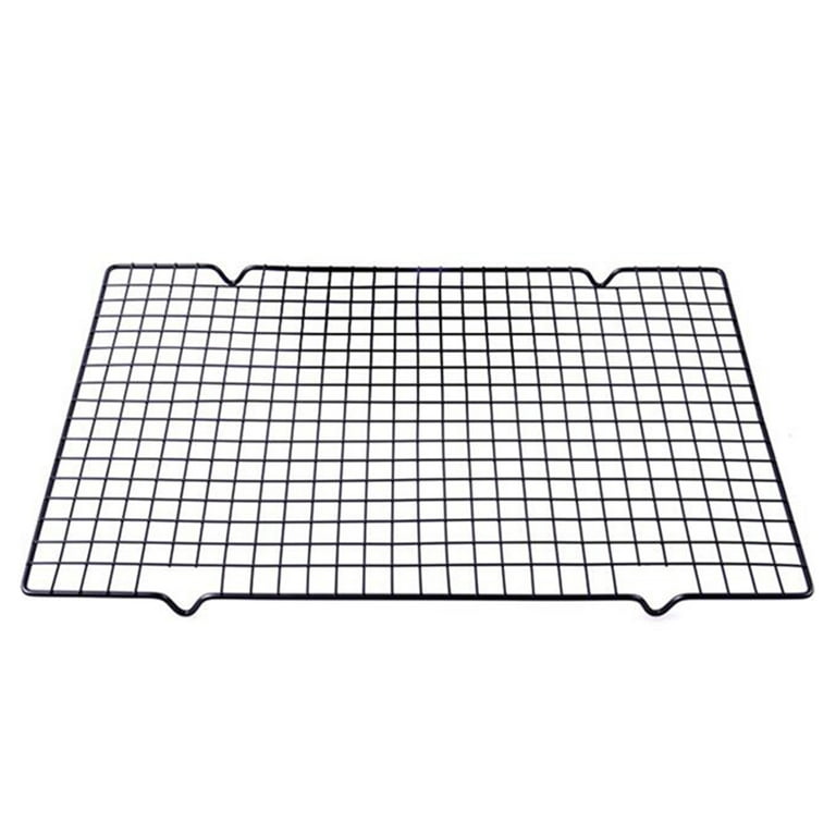 Techtongda 2pc Black Nonstick Wire Cookie Cooling Rack for Baking