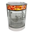 thumbnail image 1 of Techtongda 3 Layers Commercial Countertop Food Warmer Display Cabinet Case Stainless Steel, 1 of 12