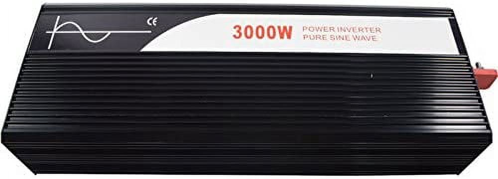 Techtongda 3000W-6000W 12V-110V AC Pure Sine Wave Inverter with Digital Dispaly New