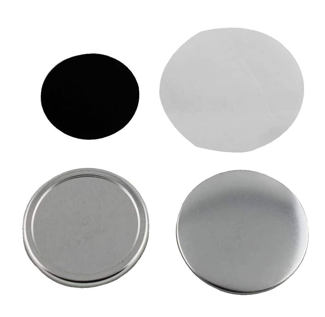 Techtongda 37mm Rubber Magnetic Button Parts for Button Maker 100pcs/Set DIY