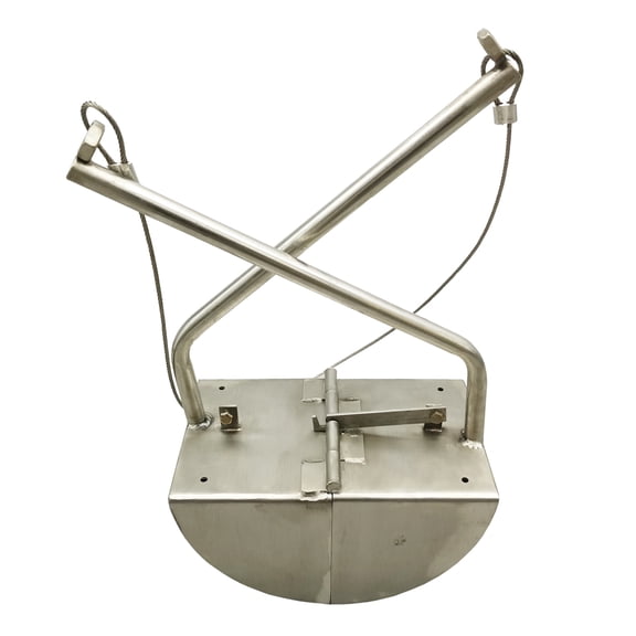 Techtongda 3L Stainless Steel Grab-Type Bucket Mud Sampler Van Grab Lake Bottom Sludge Sampling with Aluminum Box
