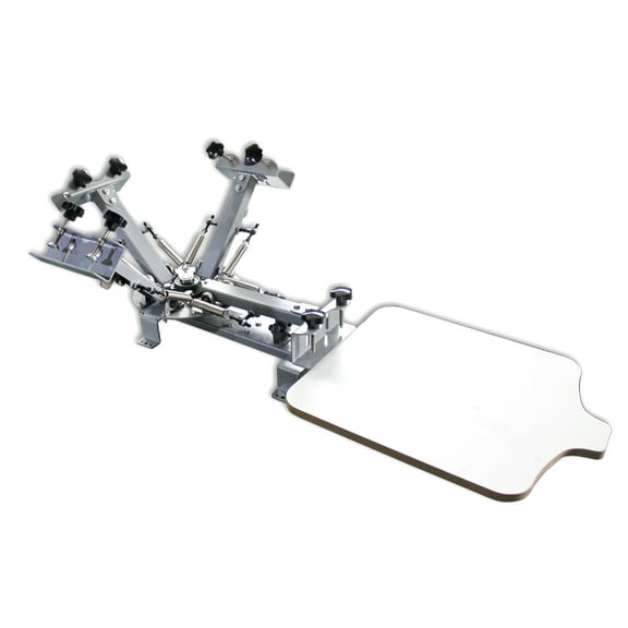 Techtongda 4 Color 1 Station Screen Printing Equipment Simple Table Screen Printing Printer #006361