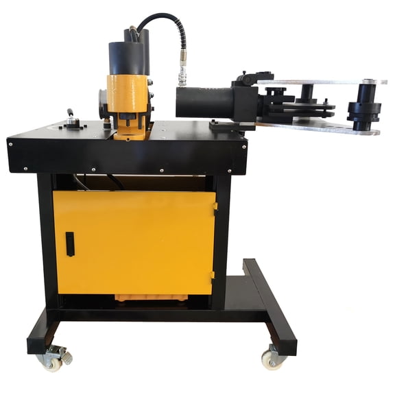 Techtongda 4 in 1 Electric Hydraulic Busbar Processor Cutter Hole Puncher Flat Bending Vertical Bending