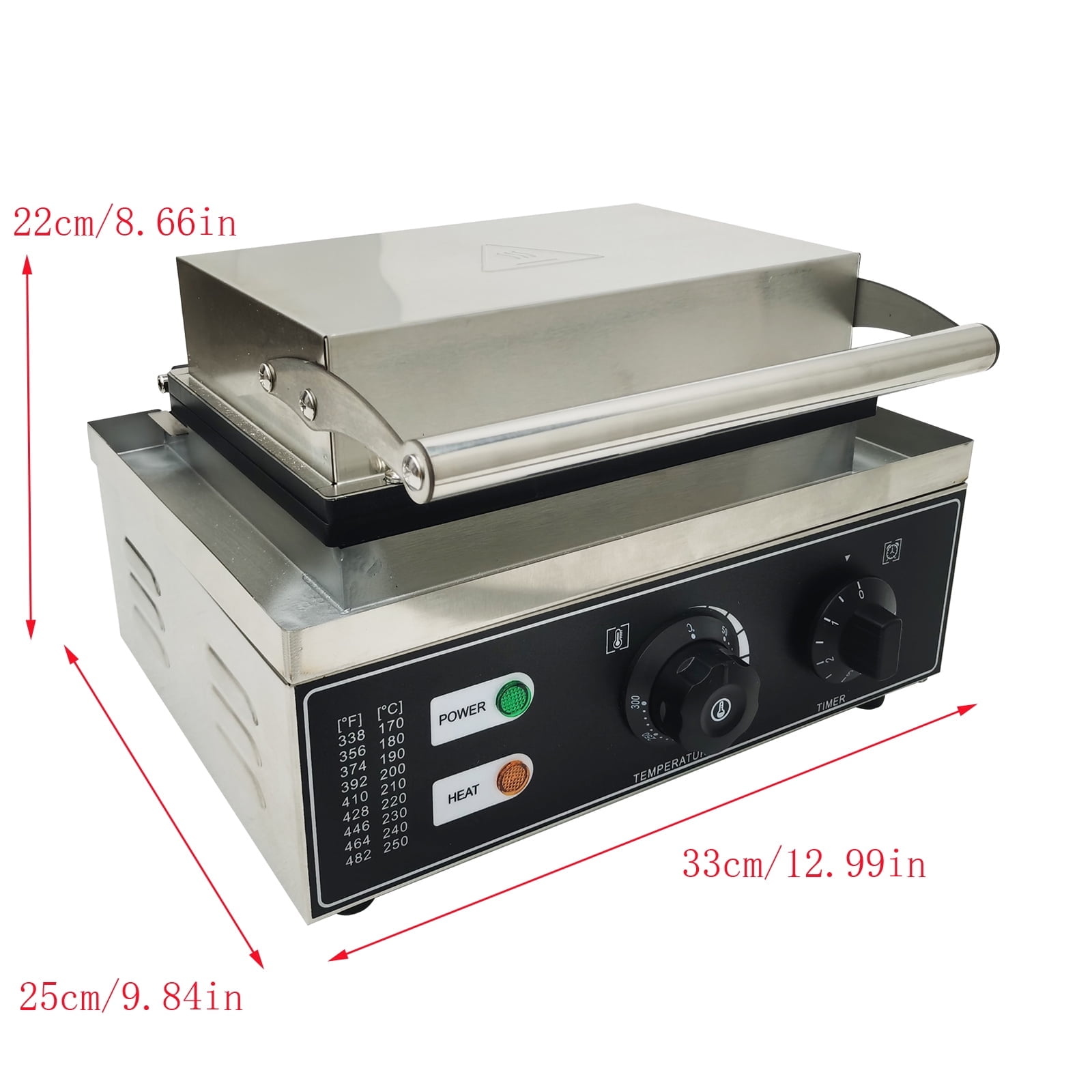 Techtongda 5 Grid Plum Blossom Cake Electric Heating Plum Crisp Machine Waffle Maker Fragrant Muffin Maker