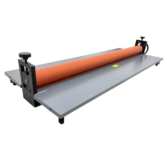 Techtongda 51" Manual Cold Laminator All Metal Roll Laminating Machine Desktop Laminating Photo Vinyl Film Office Tool Foldable