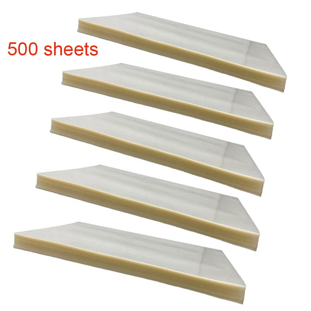 Techtongda 5Mil 9x12In Clear Laminating Pouch Film Thermal Hot Lamintor 500 Sheets