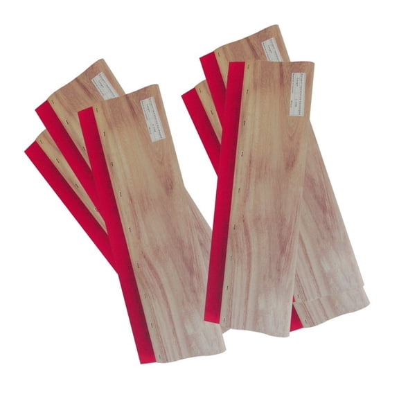 Techtongda 6 pcs 9.4" (24cm) Silk Stencil Printing Squeegee Wood Screen Ink Scraper #007345