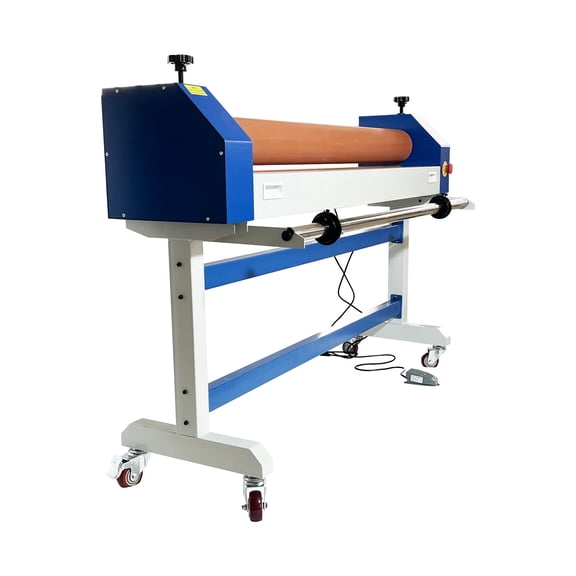 Techtongda 63" (1600MM) Automatic Manual Cold Laminating Machine Soft Rubber Roller Cold Laminator