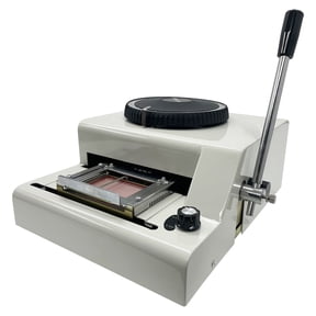 Techtongda 71 Characters Convex Embosser Manual PVC Card Embossing Machine