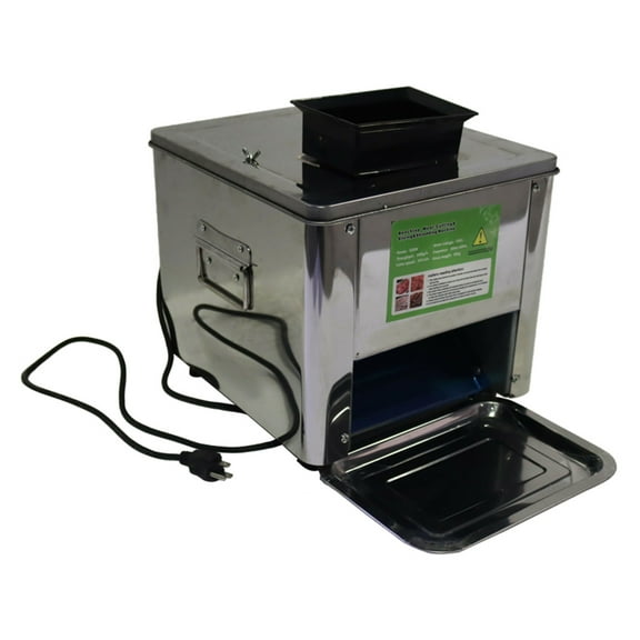 Techtongda 7mm Meat Slicing Machine Desktop Electric Meat Slicing Shredding Cutting Machine Meat Cutter Slicers