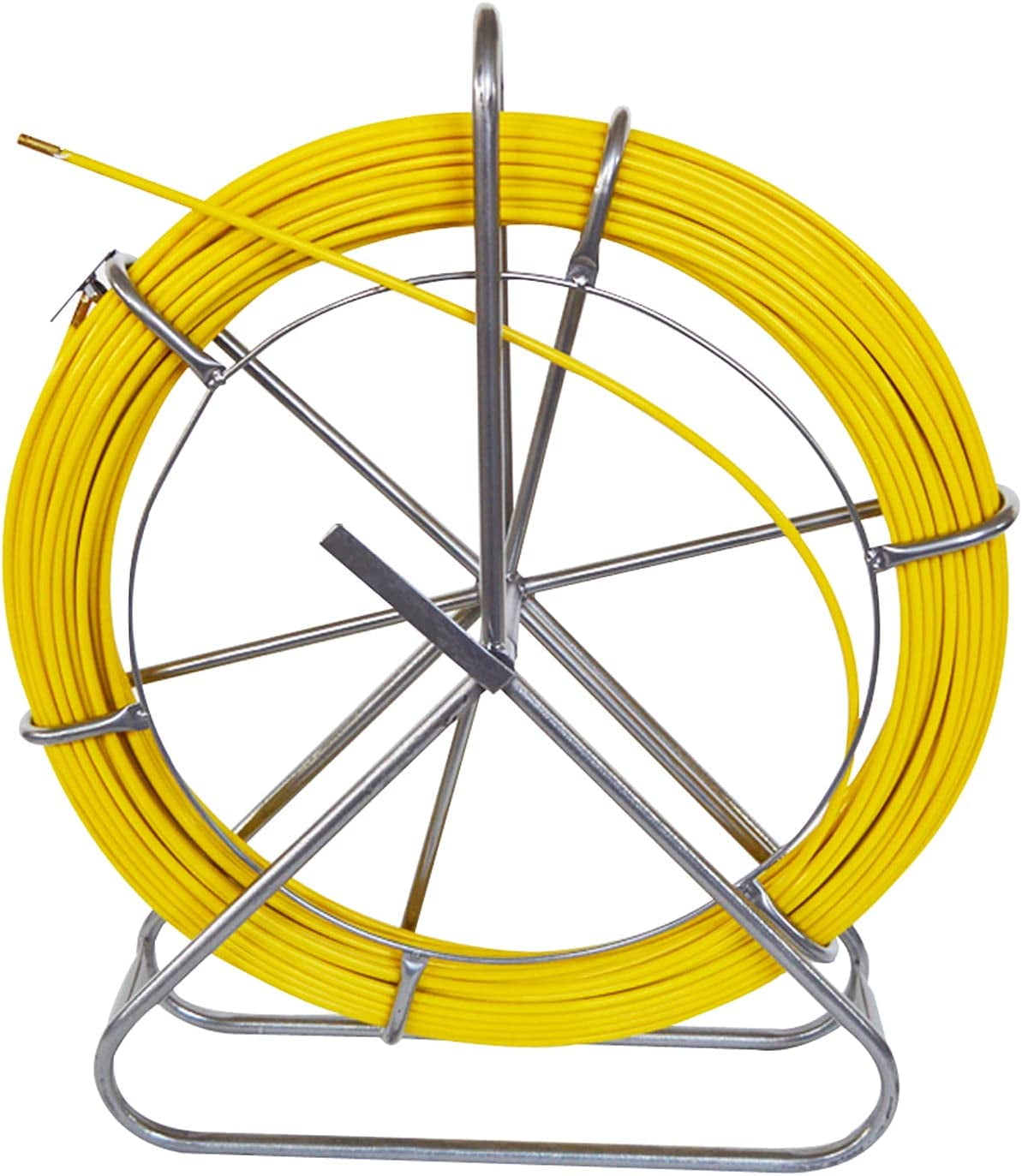 Techtongda 8mm Fish Tape Fiberglass Reel Wire Cable Puller Duct Rodder ...