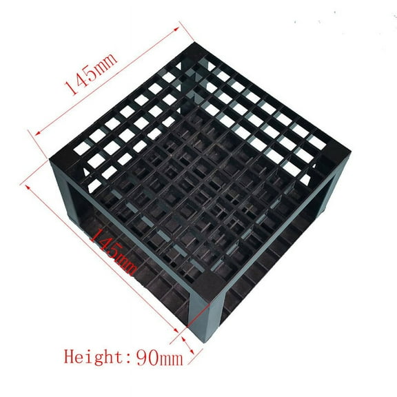 Techtongda 96 Hole Plastic Pencil Brush Holder Desk Stand Organizer Holding Rack