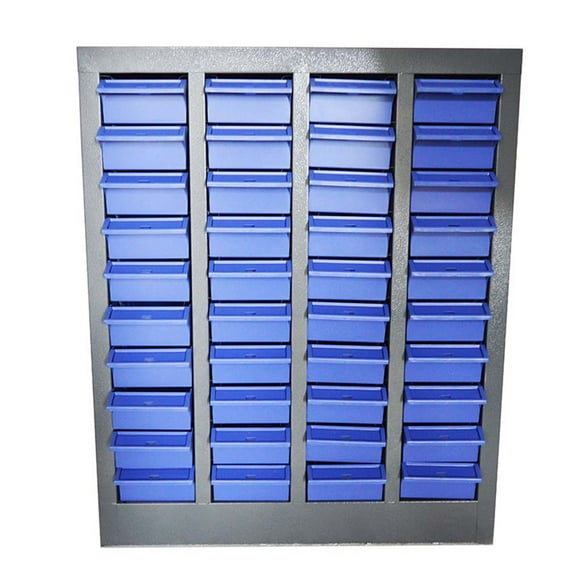 Techtongda Assortment Kit Part Cabinet Parts Storage Cabinet with 40 Drawers Steel Case Locker