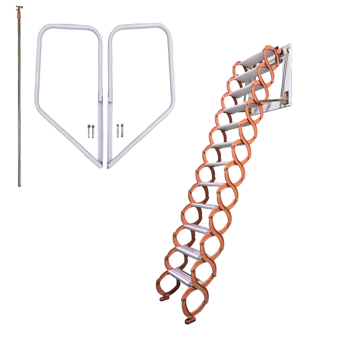 Techtongda Attic Extension Loft Ladder Stairs olding Ladder Loft Stairs