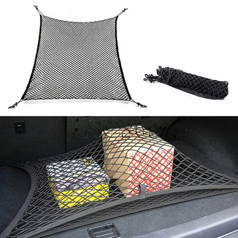 Techtongda Car Trunk Storage Net Elastic Mesh Net Holder for Car Trunk Rear Cargo Walmart