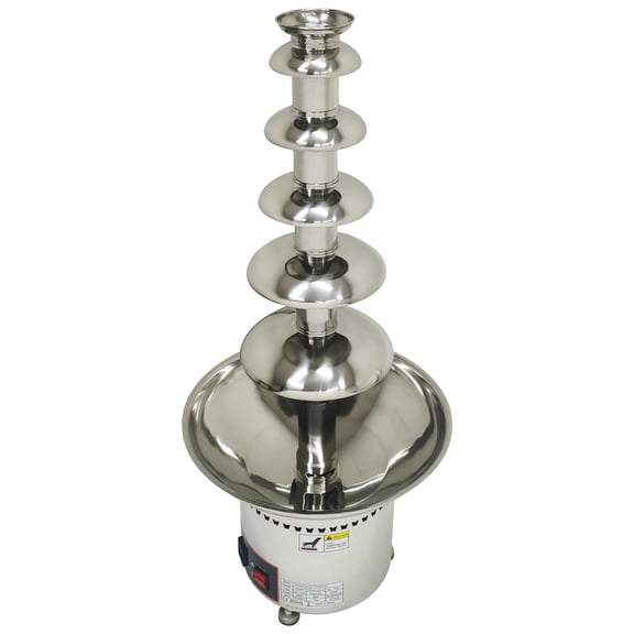 Techtongda Chocolate Waterfall Fountain Chocolate Fondue Waterfall Fountain Maker 6 Tiers