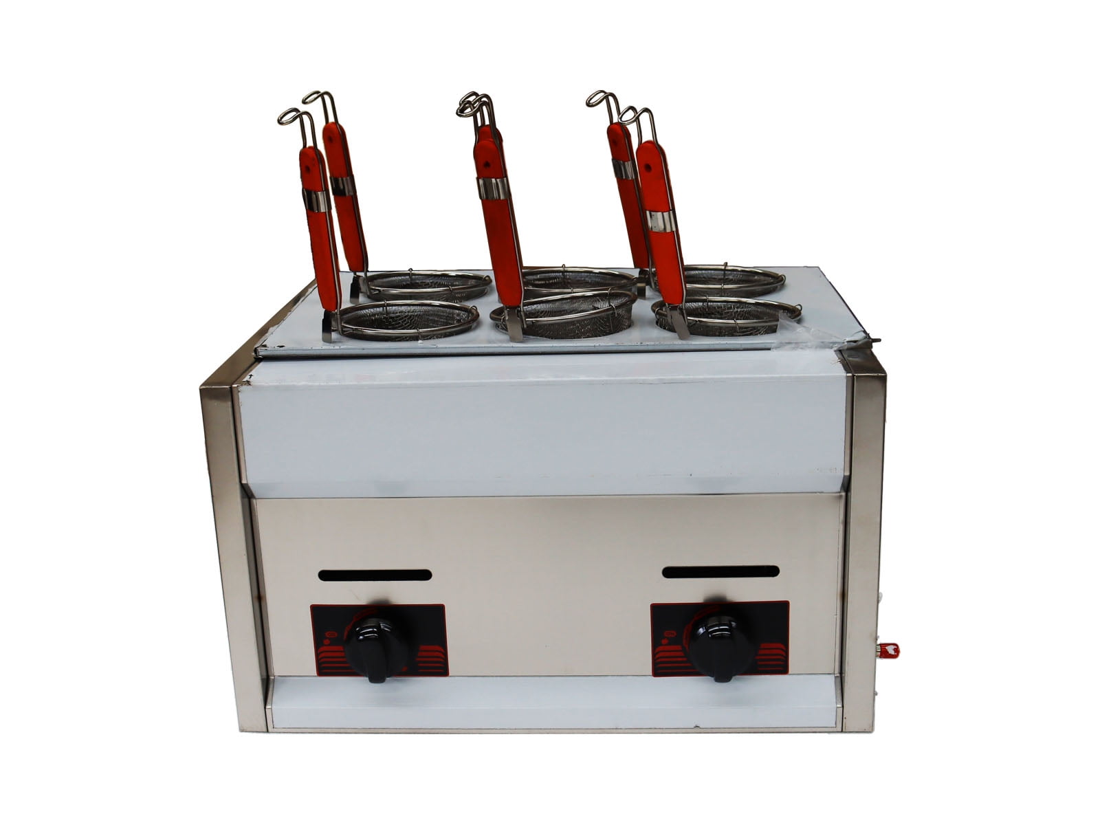TECHTONGDA Commercial Table Top 4 Baskets Electric Noodles Cooker / Pasta  Cooking Machine 220V 4000W 