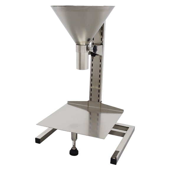Techtongda Dispensing Funnel Stainless Steel Feeding Hopper 4cm with Support Stand