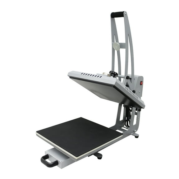 Techtongda Drawer Design Semi-Automatic Electric Heat Press Machine Sublimation Transfer Machine for T-Shirts Printing 15"*15"