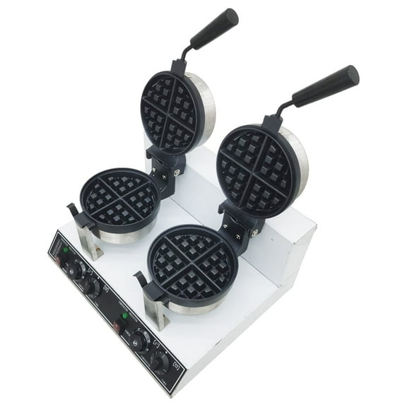 Techtongda Electric Dual Rotary Waffle Maker Baker Muffin Maker Waffle Machine Waffle Stove
