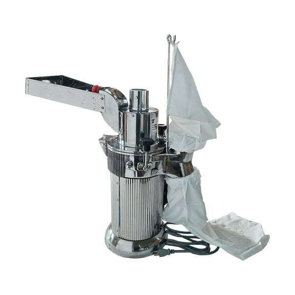 Techtongda Electric Hammer Mill Herb Grain Grinder Pulverizer Powder Grinding Machine for Soybeans Spices Herb