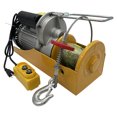 thumbnail image 1 of Techtongda Electric Hoist Crane Elevator Overhead Garage Winch Wire Rope Winch 2200lb 220V, 1 of 14
