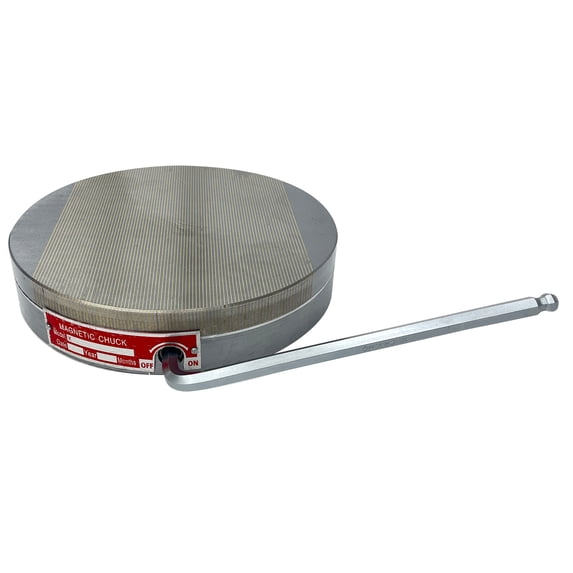 Techtongda Fine Pole Permanent Round Magnetic Chuck Grinding Machine Grinder Suction Cup 250mm