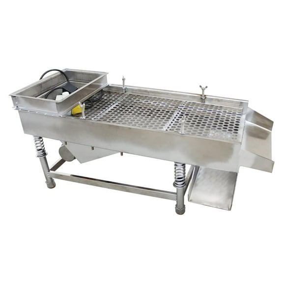 Techtongda Full Stainless Steel Linear Vibrating Screen Single-layer Linear Screen with 15mm Smesh