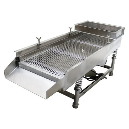 Techtongda Full Stainless Steel Linear Vibrating Screen Single-layer Linear Screen with 7mm Screen