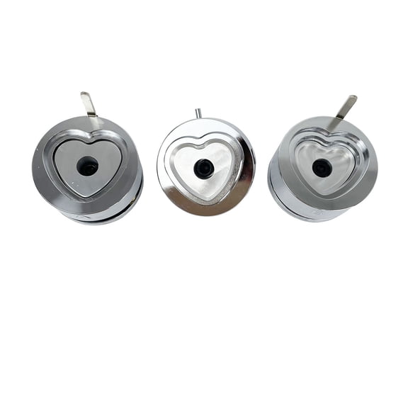 Techtongda Heart Shaped Die Mould for Badge Button Maker 52*57mm
