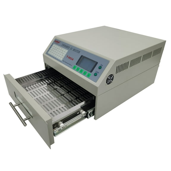 Techtongda Intelligent Reflow Soldering Machine T962A Reflow Infrared Heater Oven 1.5KW