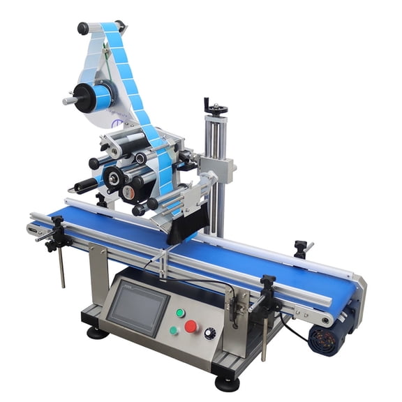 Techtongda LT-160 Automatic Desktop Conveyor Table Plane Labeling Machine Labeler Touch Screen