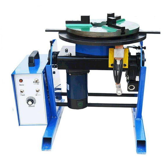 Techtongda Large Scale 30KG Rotary Welding Positioner Turntable Machine with 200mm Chuck 0-90 Positioning
