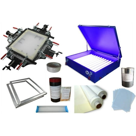 Techtongda Manual Screen Printing Plate Making Kit Screen Stretcher 20X24 Exposure Unit #006956