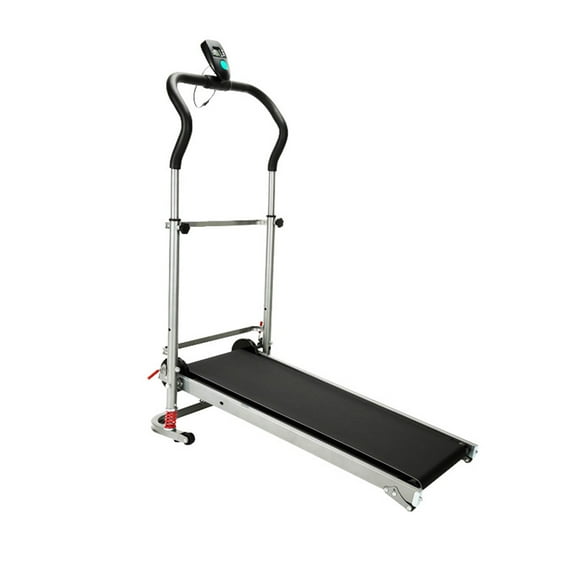Techtongda Manual Walking Exercise Treadmill, Gray, 220 lb